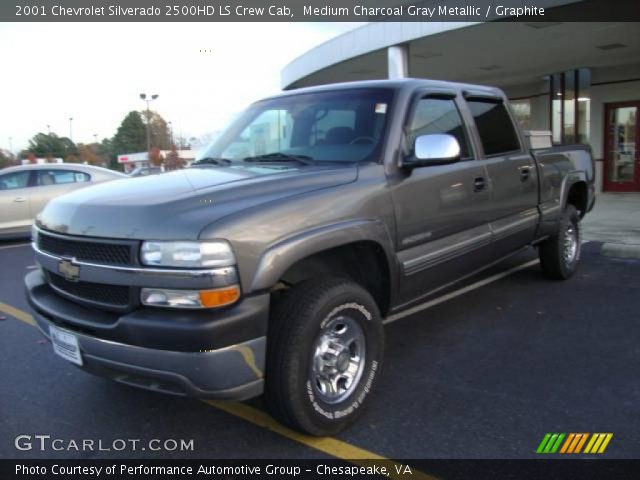 2001 Chevrolet Silverado 2500HD LS Crew Cab in Medium Charcoal Gray Metallic