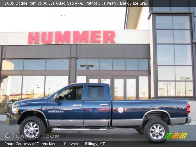 2005 Dodge Ram 3500 SLT Quad Cab 4x4 in Patriot Blue Pearl