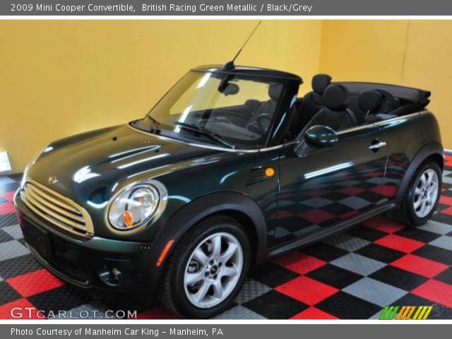 2009 Mini Cooper Convertible in British Racing Green Metallic