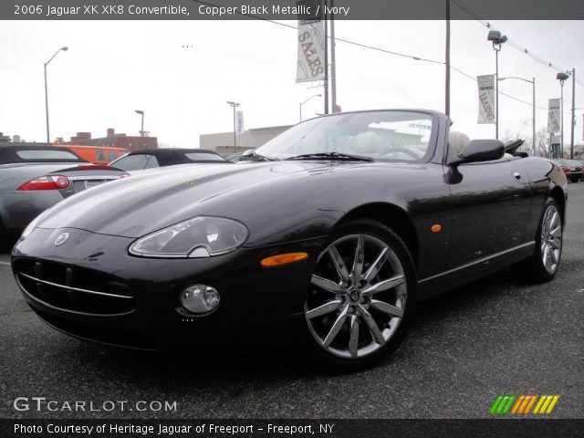 2006 Jaguar XK XK8 Convertible in Copper Black Metallic