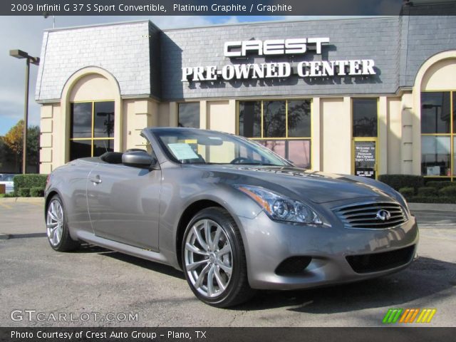 2009 Infiniti G 37 S Sport Convertible in Platinum Graphite