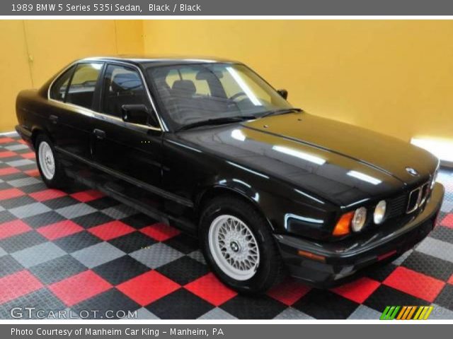 1989 BMW 5 Series 535i Sedan in Black