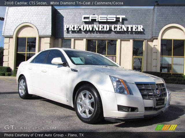 2008 Cadillac CTS Sedan in White Diamond Tri-Coat