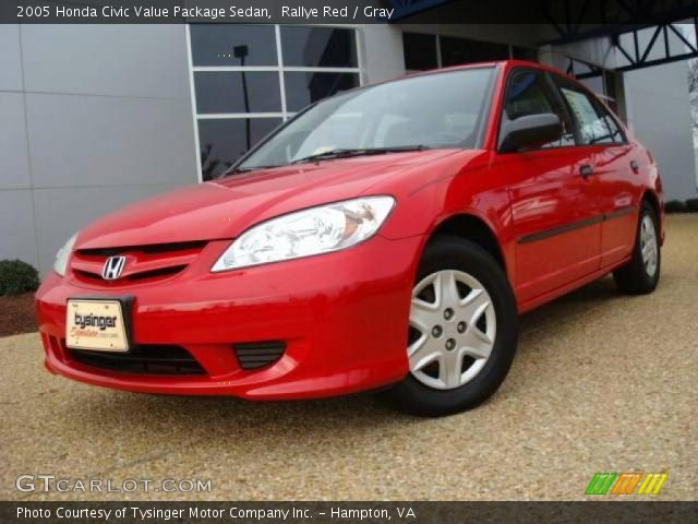 2005 Honda Civic Value Package Sedan in Rallye Red