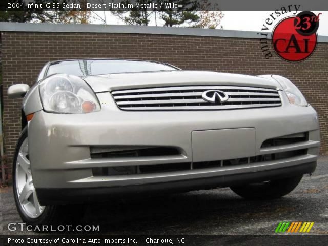 2004 Infiniti G 35 Sedan in Desert Platinum Metallic