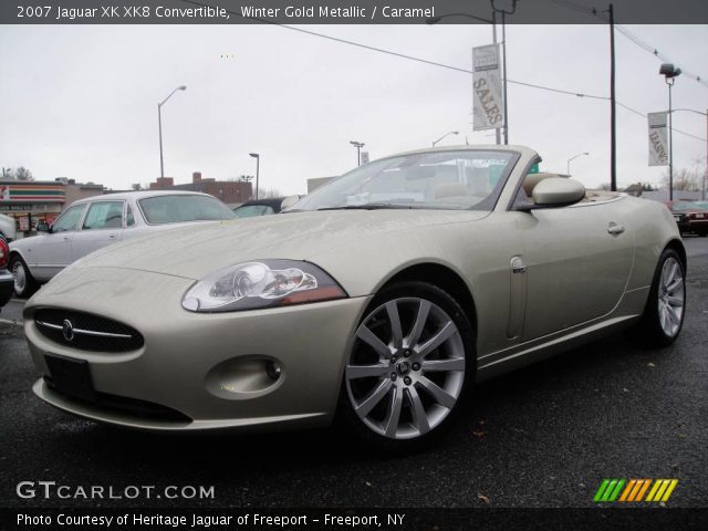 2007 Jaguar XK XK8 Convertible in Winter Gold Metallic