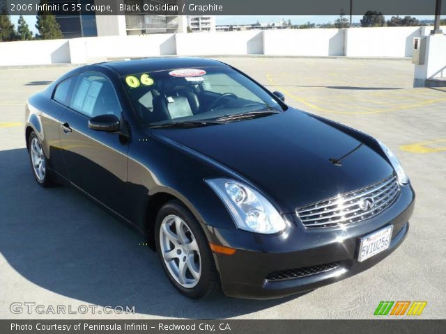 2006 Infiniti G 35 Coupe in Black Obsidian