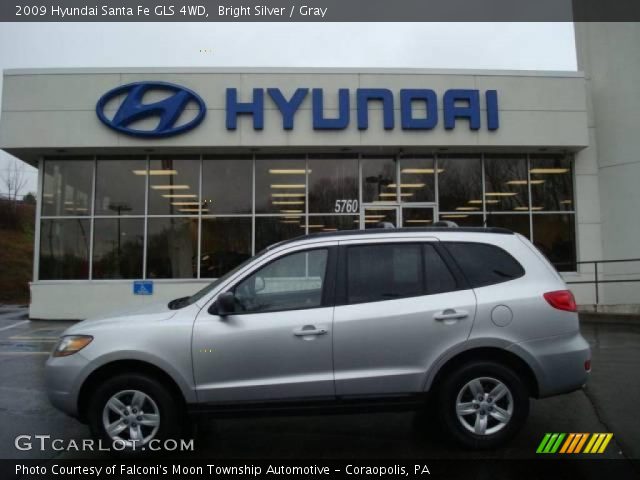 2009 Hyundai Santa Fe GLS 4WD in Bright Silver