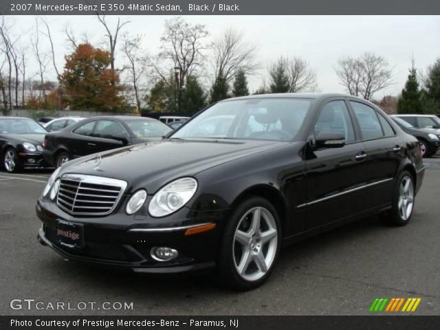 2007 Mercedes-Benz E 350 4Matic Sedan in Black