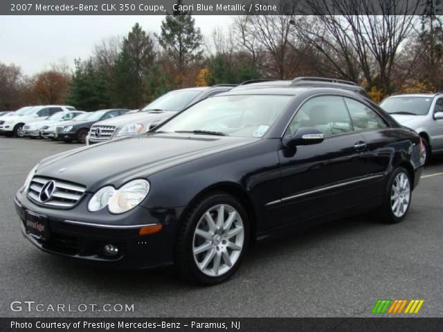 2007 Mercedes-Benz CLK 350 Coupe in Capri Blue Metallic