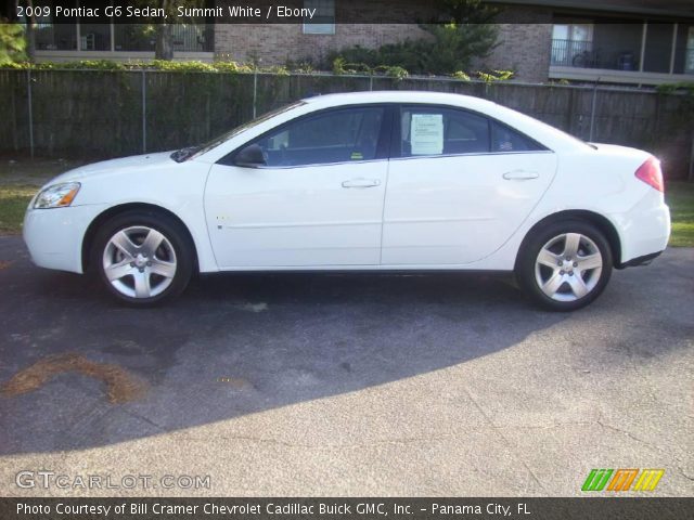 2009 Pontiac G6 Sedan in Summit White