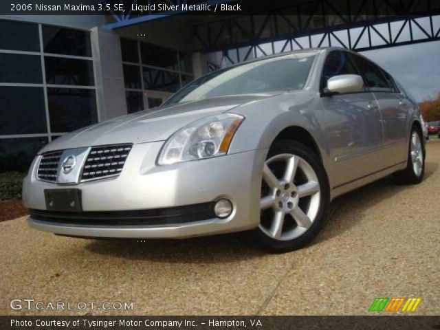 2006 Nissan Maxima 3.5 SE in Liquid Silver Metallic