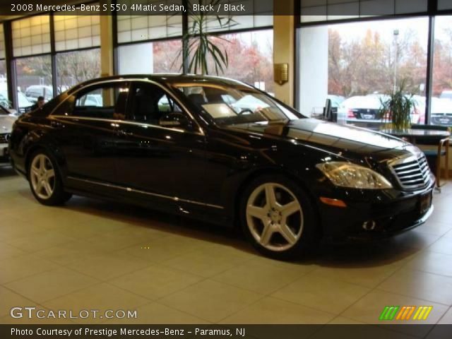 2008 Mercedes-Benz S 550 4Matic Sedan in Black