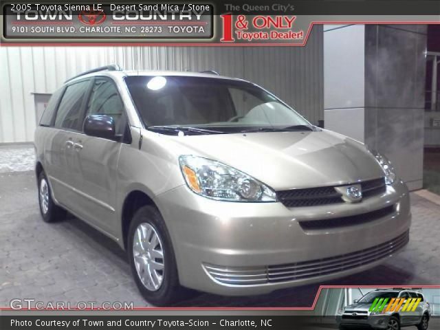 2005 Toyota Sienna LE in Desert Sand Mica