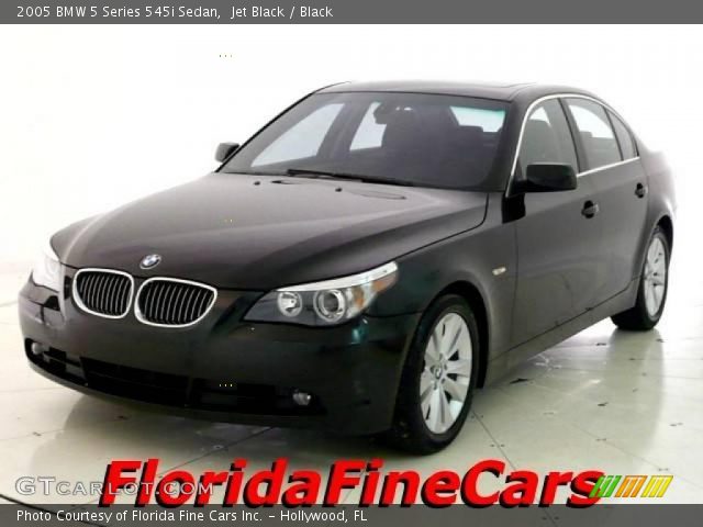 2005 BMW 5 Series 545i Sedan in Jet Black