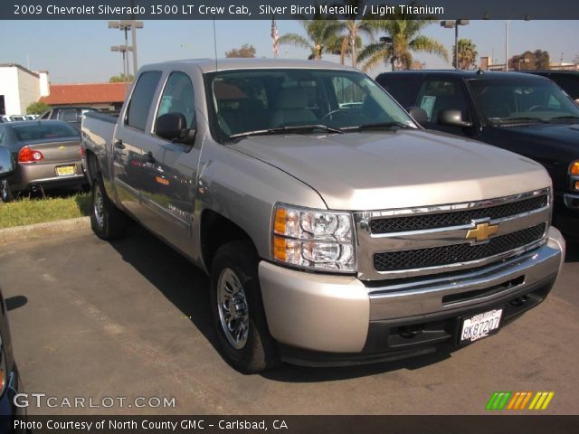 2009 Chevrolet Silverado 1500 LT Crew Cab in Silver Birch Metallic