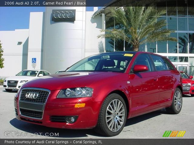 2006 Audi A3 2.0T in Garnet Red Pearl