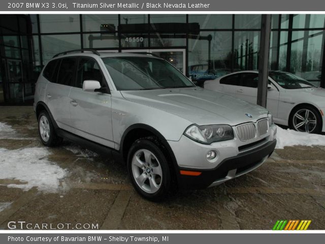 2007 BMW X3 3.0si in Titanium Silver Metallic