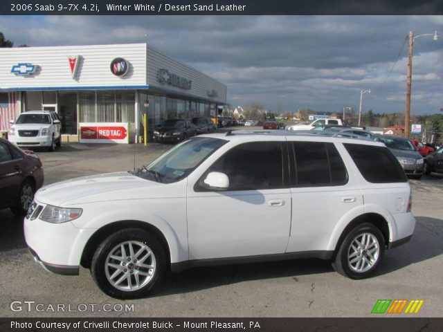 2006 Saab 9-7X 4.2i in Winter White