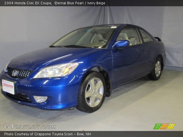 2004 Honda Civic EX Coupe in Eternal Blue Pearl