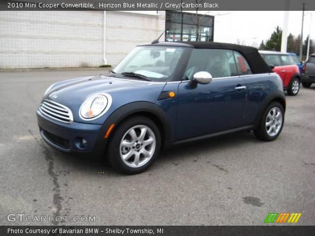 2010 Mini Cooper Convertible in Horizon Blue Metallic