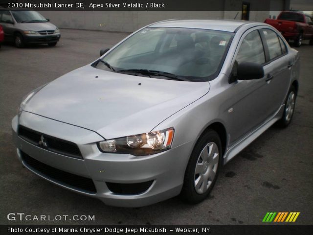 2010 Mitsubishi Lancer DE in Apex Silver Metallic