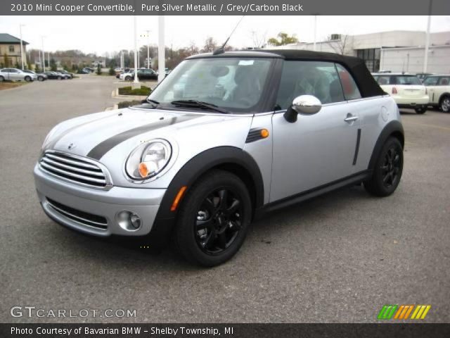 2010 Mini Cooper Convertible in Pure Silver Metallic