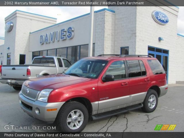 2002 Mercury Mountaineer AWD in Toreador Red Metallic