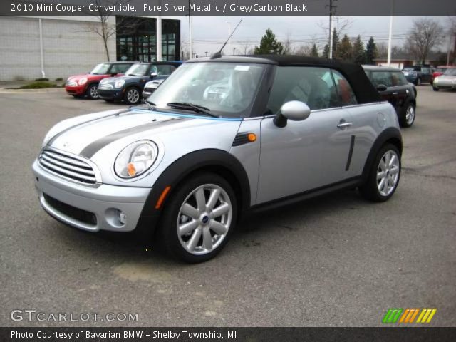 2010 Mini Cooper Convertible in Pure Silver Metallic