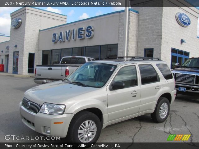 2007 Mercury Mariner Luxury 4WD in Light Sage Metallic