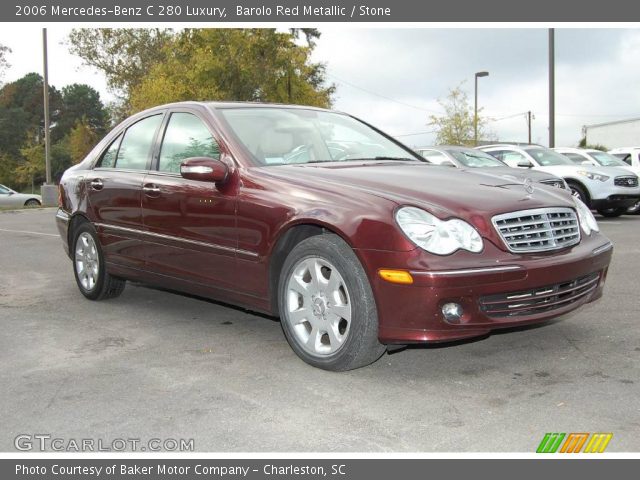 2006 Mercedes-Benz C 280 Luxury in Barolo Red Metallic