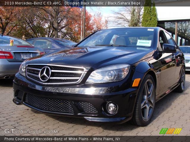 2010 Mercedes-Benz C 63 AMG in Obsidian Black Metallic