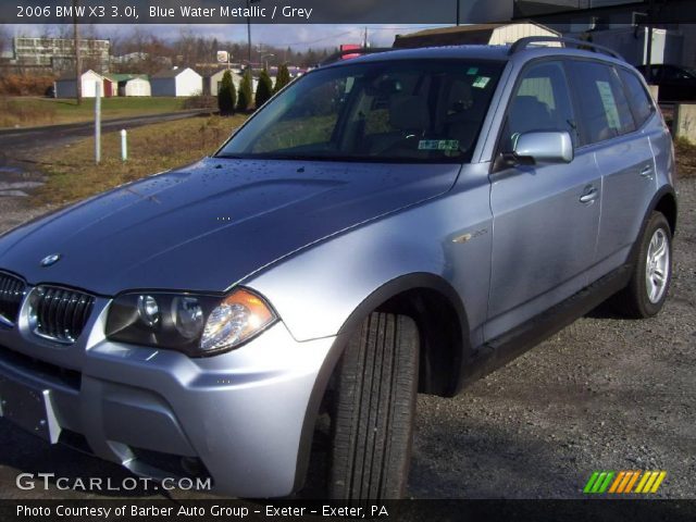 2006 BMW X3 3.0i in Blue Water Metallic