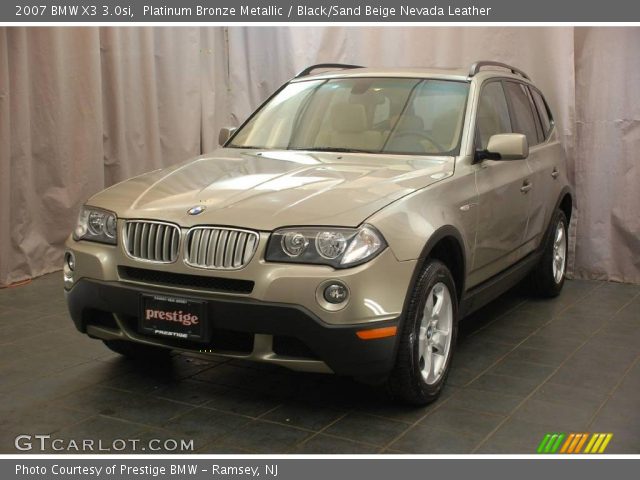 2007 BMW X3 3.0si in Platinum Bronze Metallic