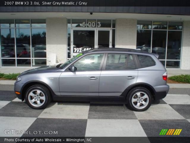 2007 BMW X3 3.0si in Silver Grey Metallic
