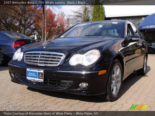 2007 Mercedes-Benz C 280 4Matic Luxury in Black