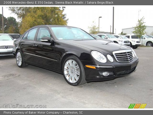 2008 Mercedes-Benz E 350 Sedan in Sienna Black Metallic