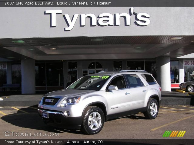 2007 GMC Acadia SLT AWD in Liquid Silver Metallic