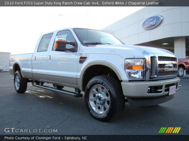 2010 Ford F350 Super Duty King Ranch Crew Cab 4x4 in Oxford White