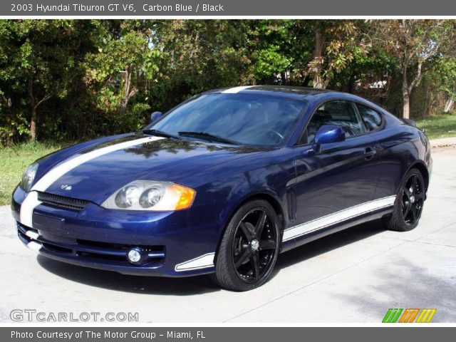 2003 Hyundai Tiburon GT V6 in Carbon Blue