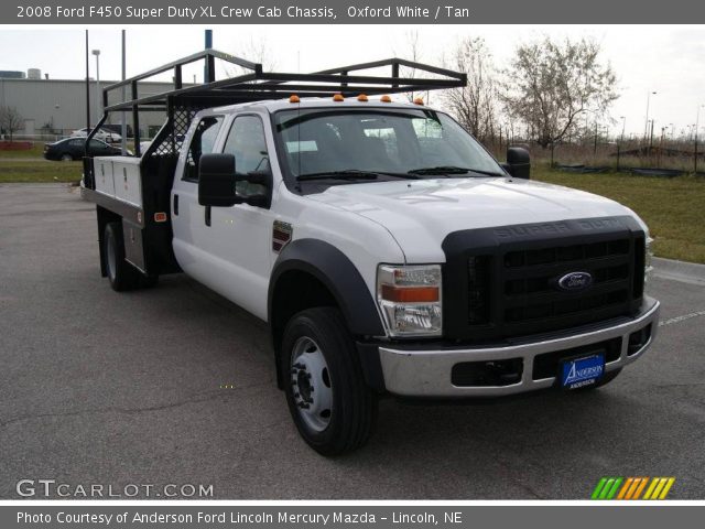 2008 Ford F450 Super Duty XL Crew Cab Chassis in Oxford White