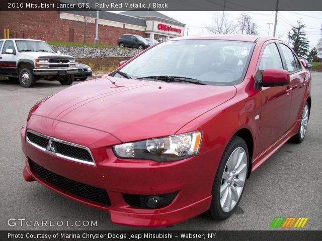 2010 Mitsubishi Lancer GTS in Rally Red Metallic