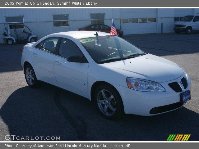 2009 Pontiac G6 GT Sedan in Summit White