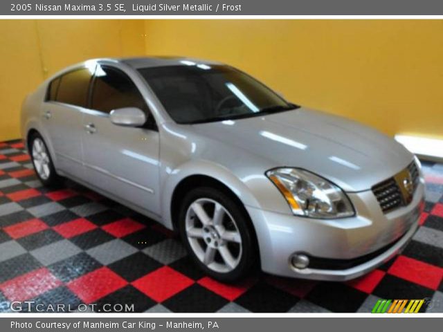 2005 Nissan Maxima 3.5 SE in Liquid Silver Metallic