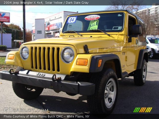 2004 Jeep Wrangler X 4x4 in Solar Yellow