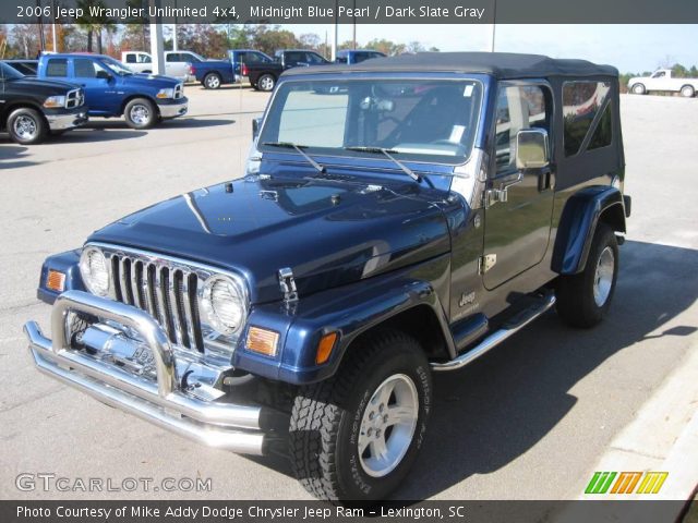 2006 Jeep Wrangler Unlimited 4x4 in Midnight Blue Pearl