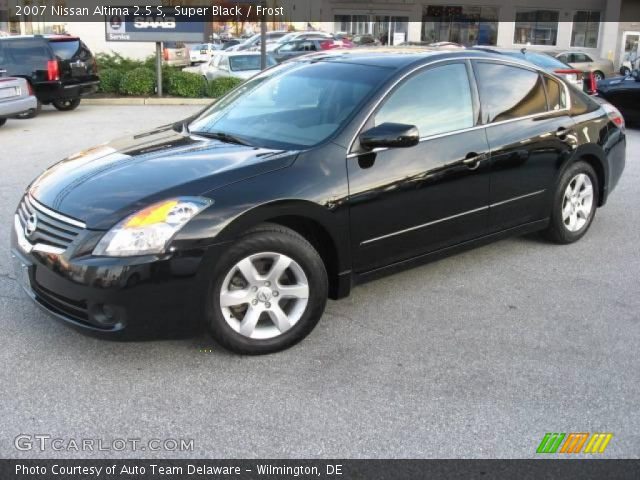 2007 Nissan Altima 2.5 S in Super Black