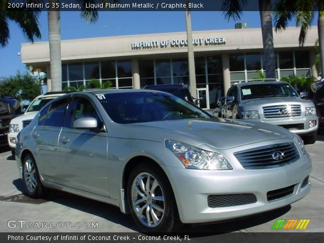 2007 Infiniti G 35 Sedan in Liquid Platinum Metallic