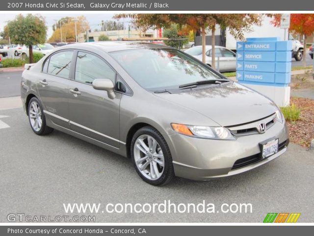 2007 Honda Civic Si Sedan in Galaxy Gray Metallic