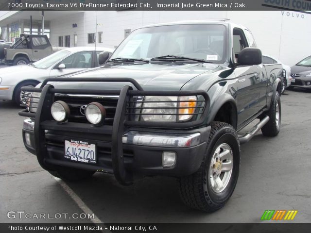 2000 Toyota Tacoma V6 PreRunner Extended Cab in Imperial Jade Green Mica